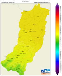Mappa interpolata temp_val