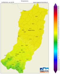 Mappa interpolata temp_val