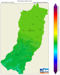 Mappa interpolata temp_wet_bulb