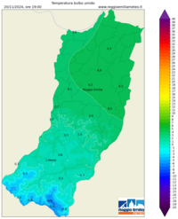 Mappa interpolata temp_wet_bulb