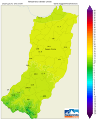 Mappa interpolata temp_wet_bulb