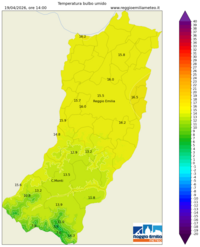 Mappa interpolata temp_wet_bulb