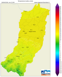 Mappa interpolata temp_wet_bulb