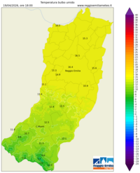Mappa interpolata temp_wet_bulb
