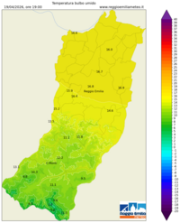 Mappa interpolata temp_wet_bulb