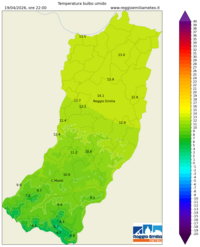 Mappa interpolata temp_wet_bulb