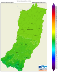Mappa interpolata temp_wet_bulb