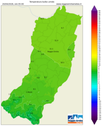 Mappa interpolata temp_wet_bulb
