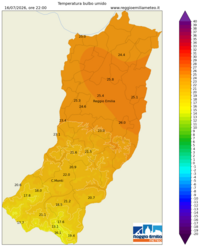 Mappa interpolata temp_wet_bulb