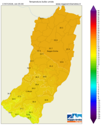 Mappa interpolata temp_wet_bulb