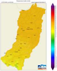 Mappa interpolata temp_wet_bulb
