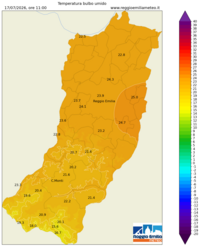 Mappa interpolata temp_wet_bulb