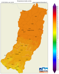 Mappa interpolata temp_wet_bulb
