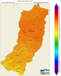 Mappa interpolata temp_wet_bulb
