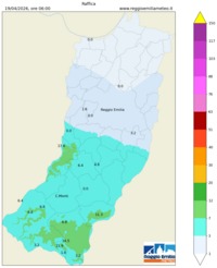 Mappa interpolata wind_gust