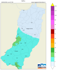 Mappa interpolata wind_gust