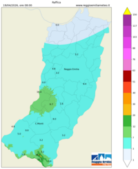 Mappa interpolata wind_gust