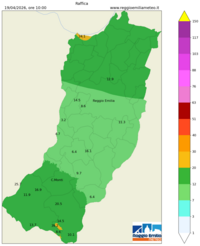 Mappa interpolata wind_gust