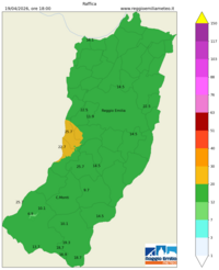 Mappa interpolata wind_gust