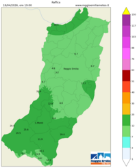 Mappa interpolata wind_gust