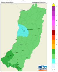 Mappa interpolata wind_gust