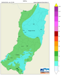Mappa interpolata wind_gust
