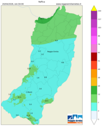 Mappa interpolata wind_gust