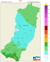 Mappa interpolata wind_gust