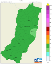 Mappa interpolata wind_gust