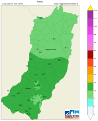 Mappa interpolata wind_gust